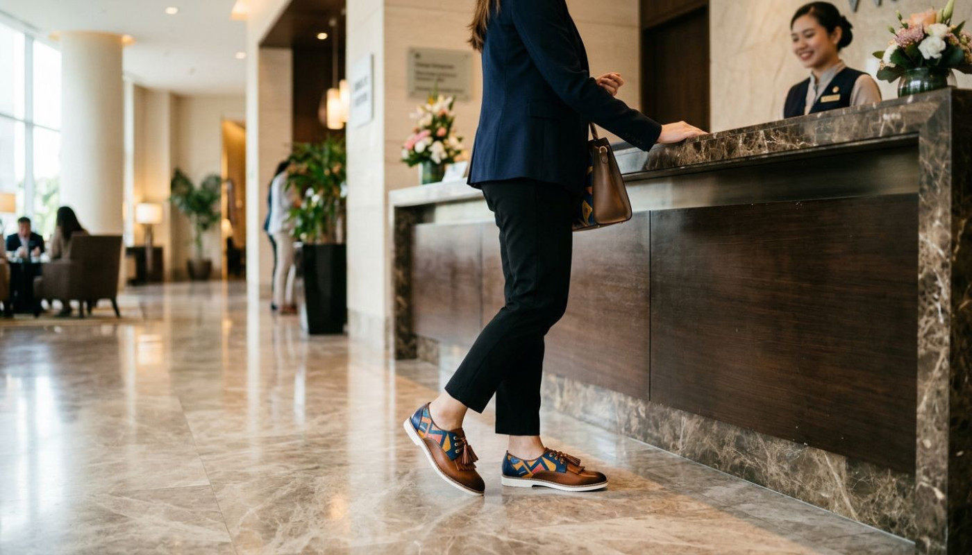 Chaussures personnalisées : la nouvelle arme secrète des métiers de l’accueil